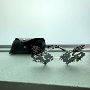 Black fashionable sunglasses